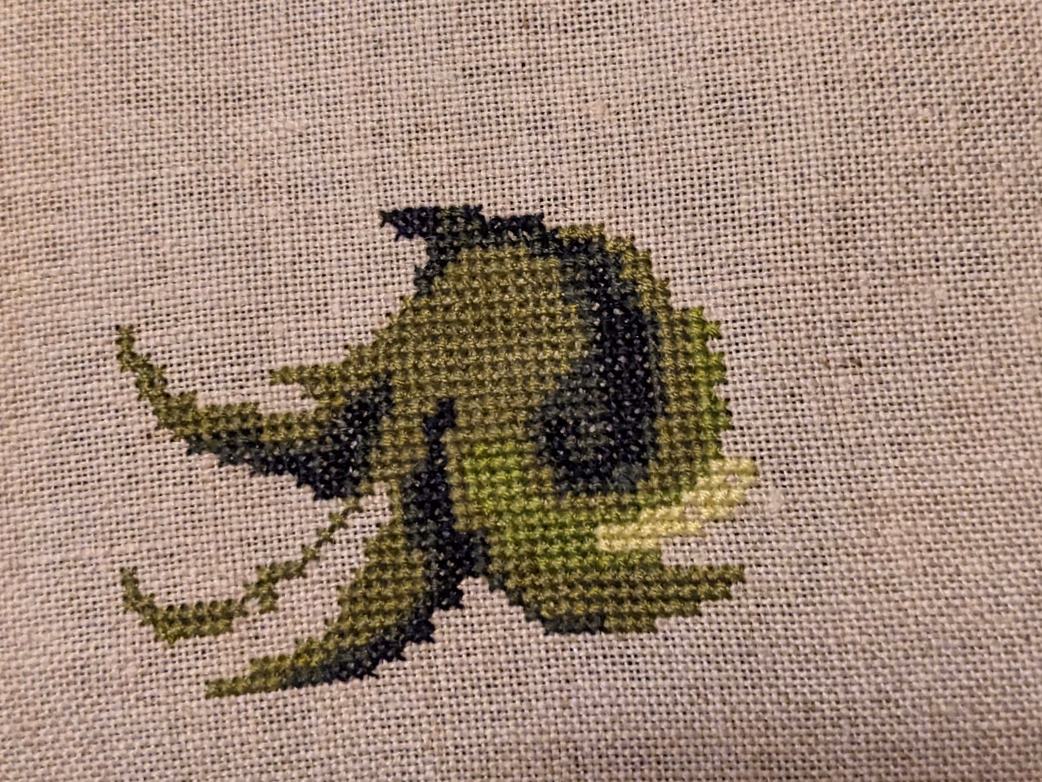 The tentacles of a sea witch in tones of green